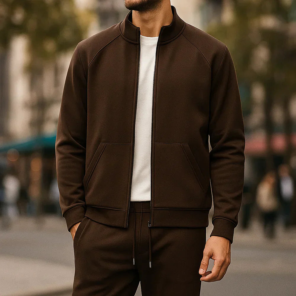 Brook – Lässiges Trainingsanzug Set Mit Reißverschluss