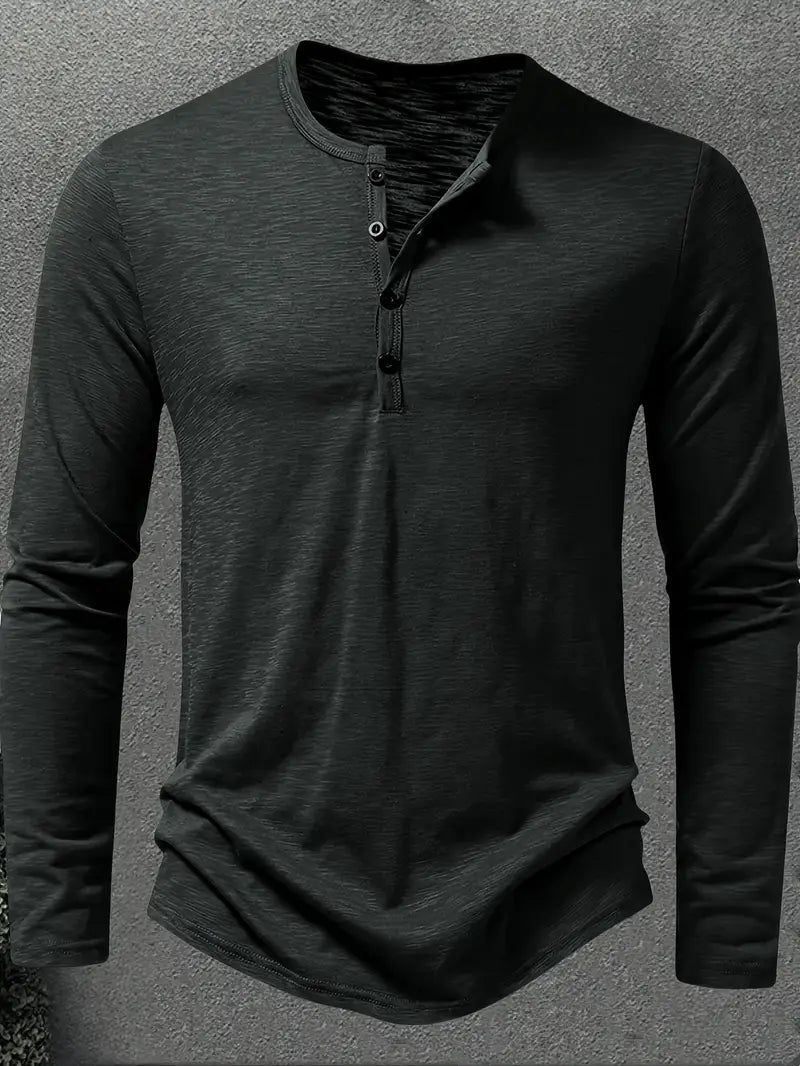 Zekeriya – Langarmhemd mit Knöpfen