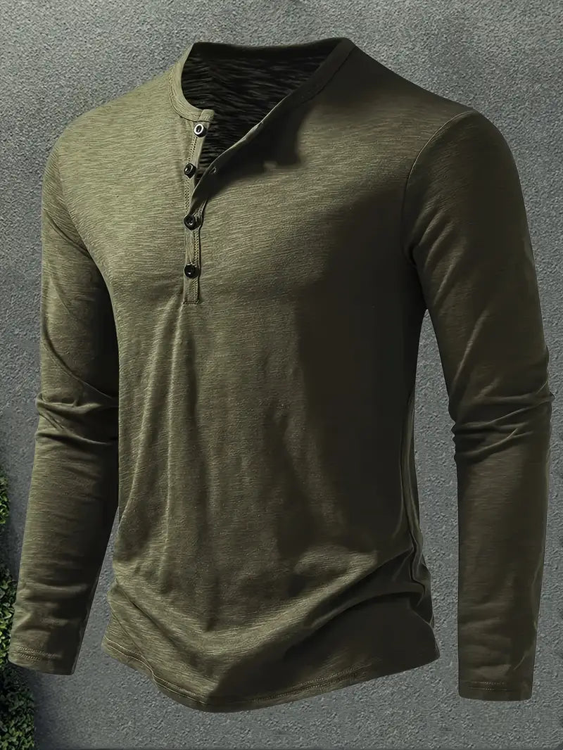 Zekeriya – Langarmhemd mit Knöpfen