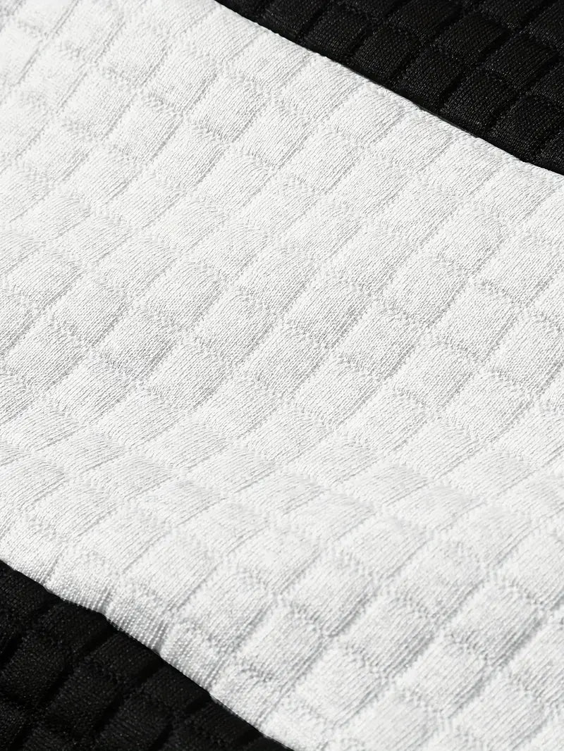 Arvid – Kapuzenpullover Mit Farbblock Struktur