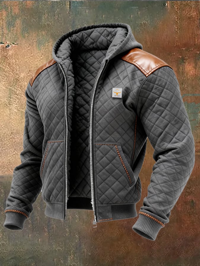 Ayrton – Lederjacke Mit Isolierung Und Reißverschluss