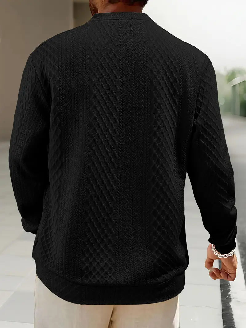 Warriner – Langärmliges Sweatshirt Mit Geometrischem Muster
