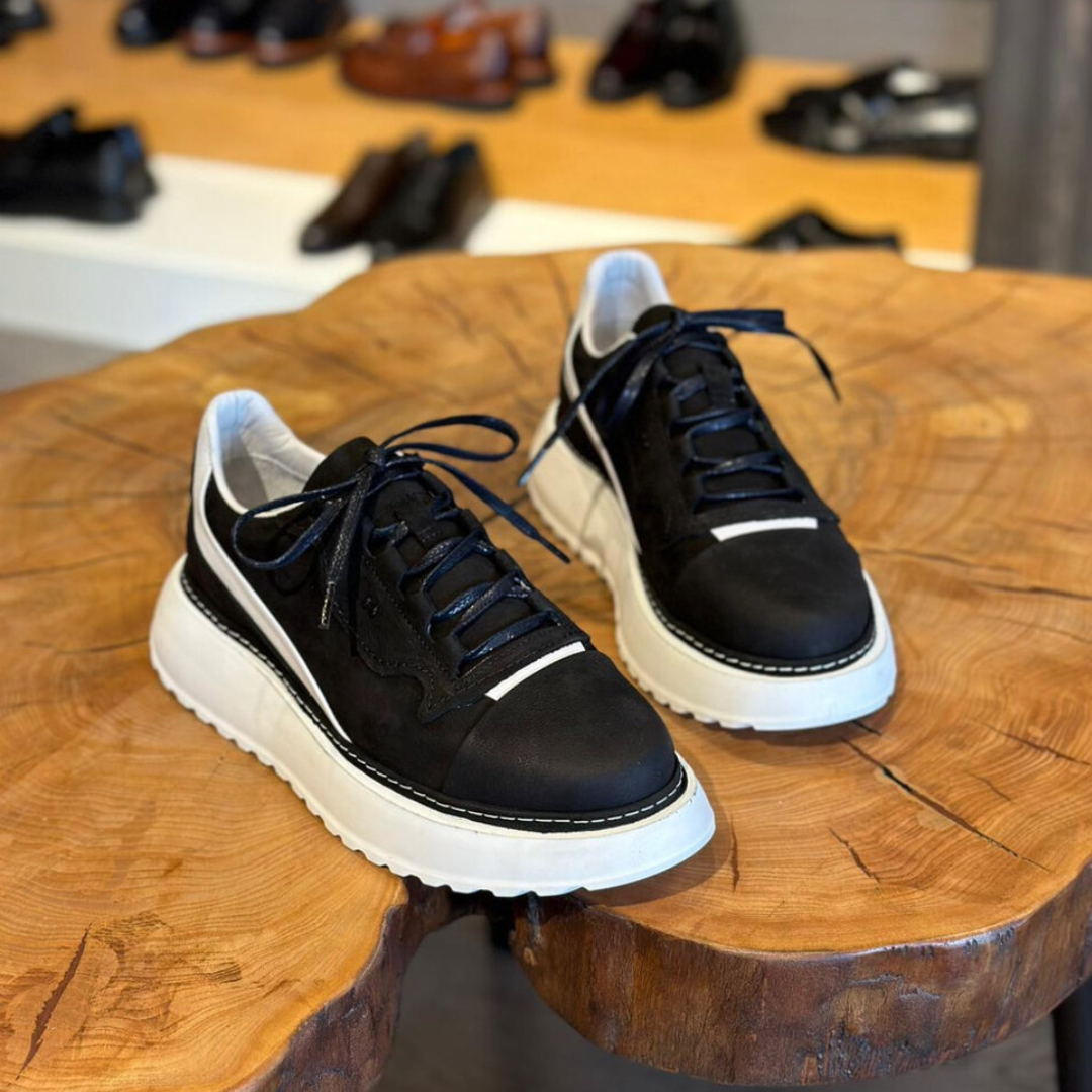 Douglas – Turnschuhe Mit Klobiger Ledersohle