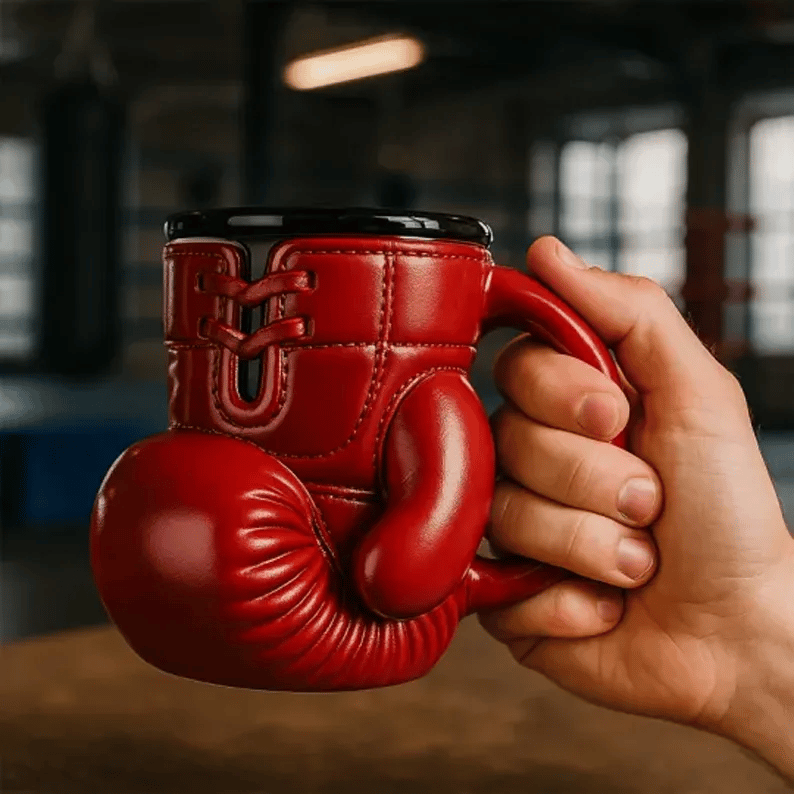 CafePunch – Boxhandschuh Kaffee Tasse