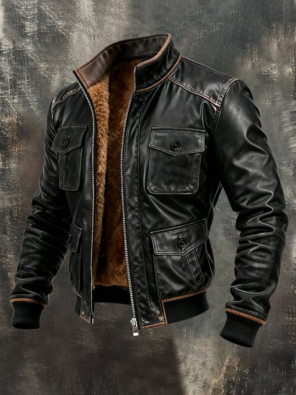 Crowley – Im Freien Jacke Im Retro Stil