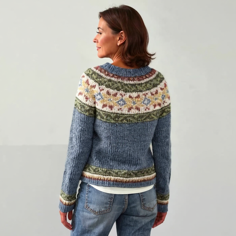 Cantore - Klassischer Isländischer Strick Pullover Aus Wolle